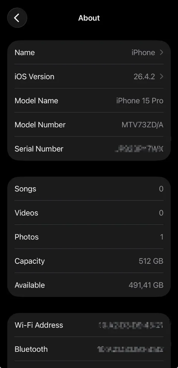 iPhone 15 Pro - 512 GB - 85% 2