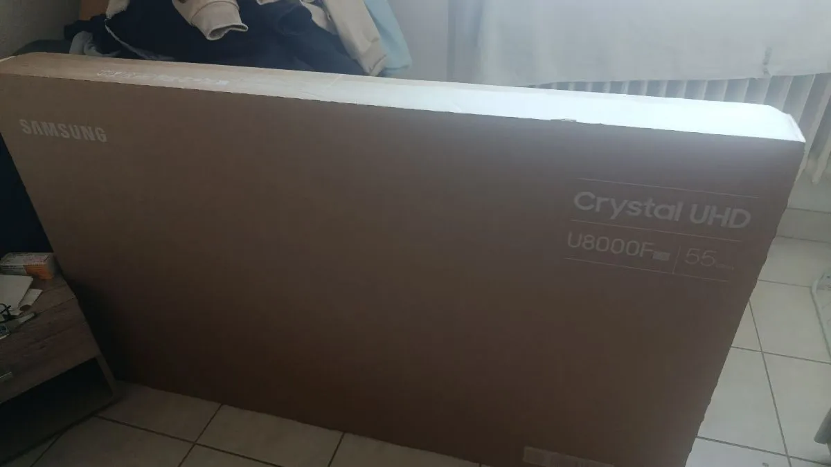 Samsung TV 55 polegadas na caixa 2