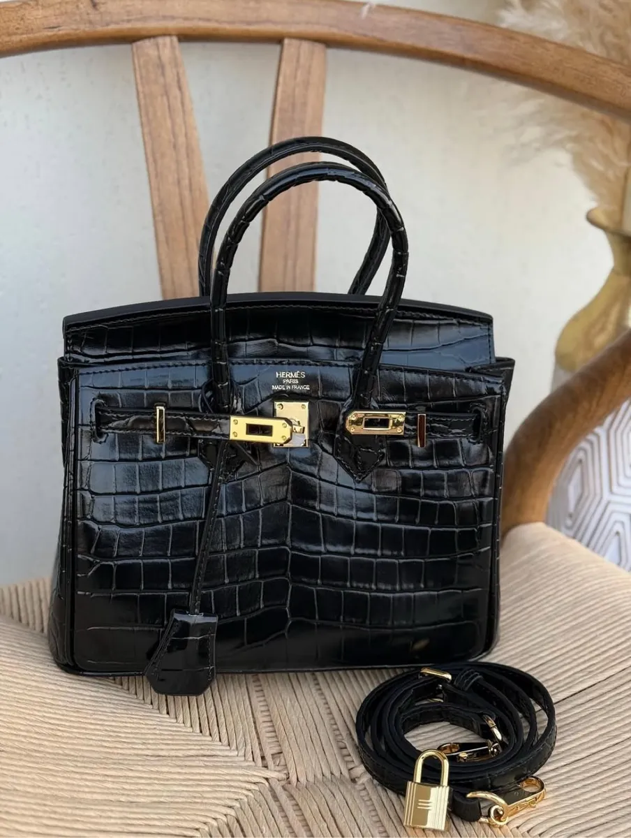 Crocodile Print Handbag 3