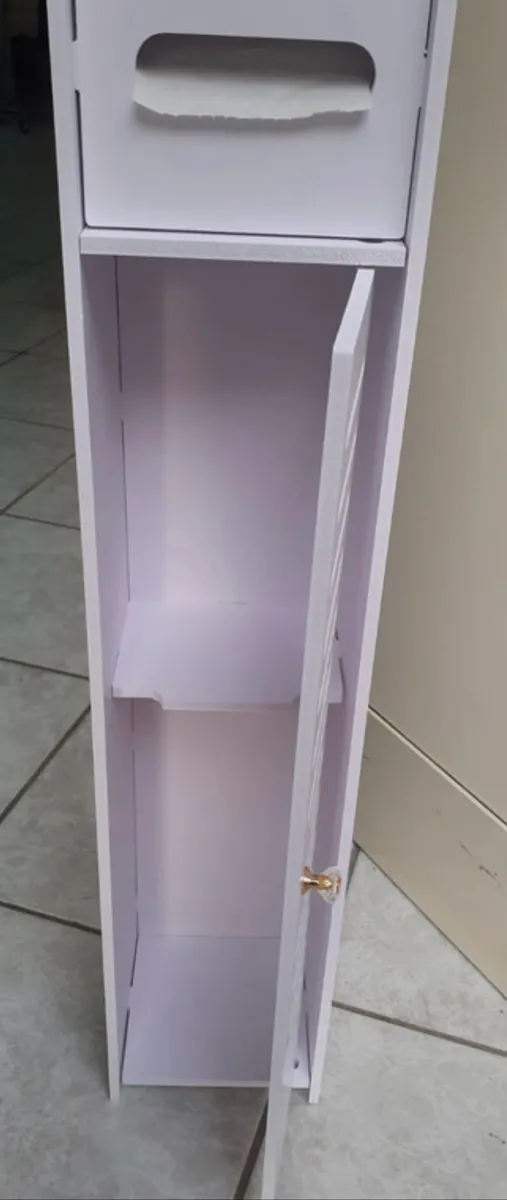 Mobiletto per bagno salva spazio misura nelle foto 5