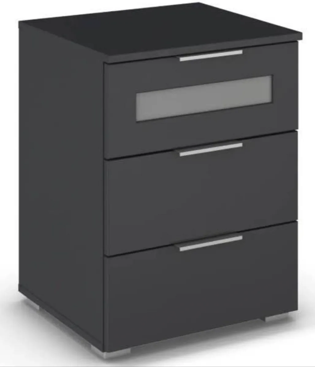 2 tables de nuit gris anthracite 3