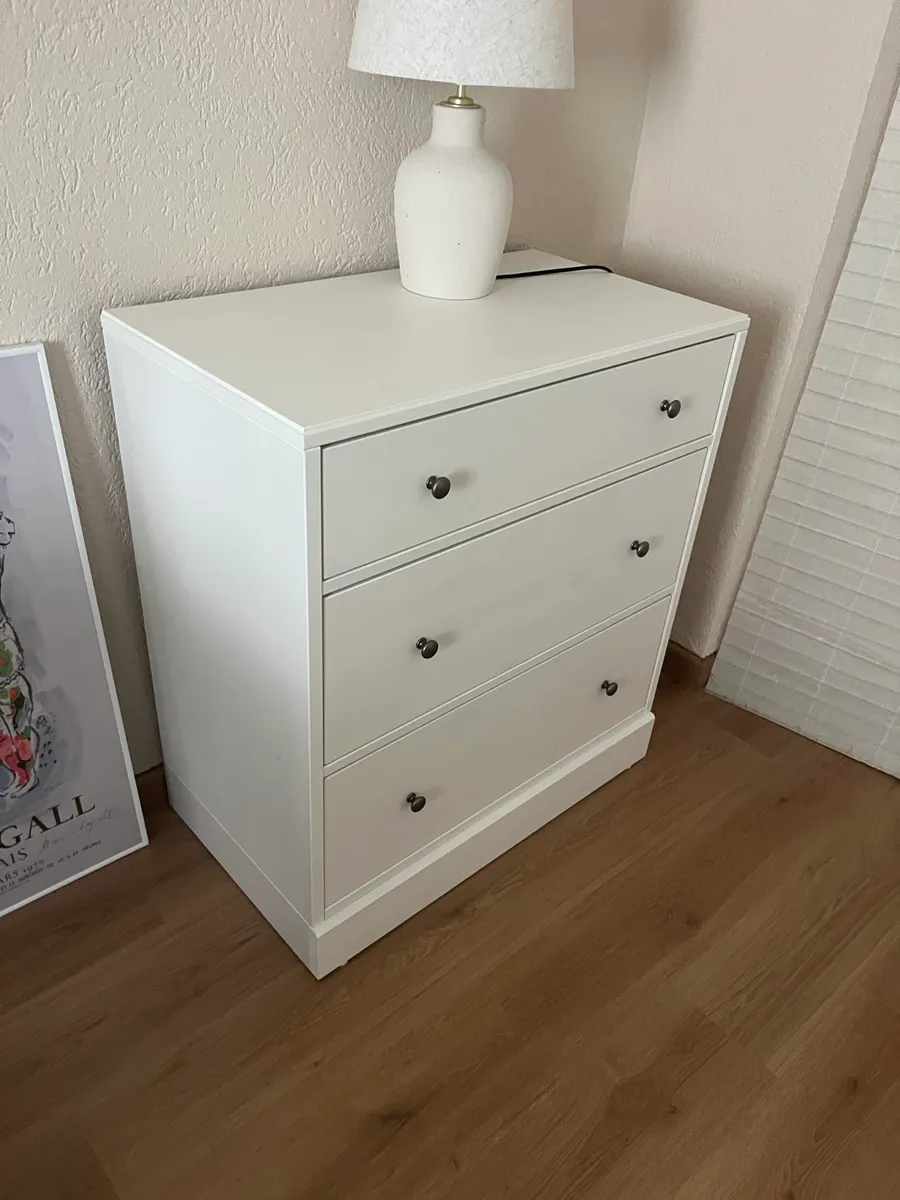Chest of 3 drawers, white ("Havsta") 2