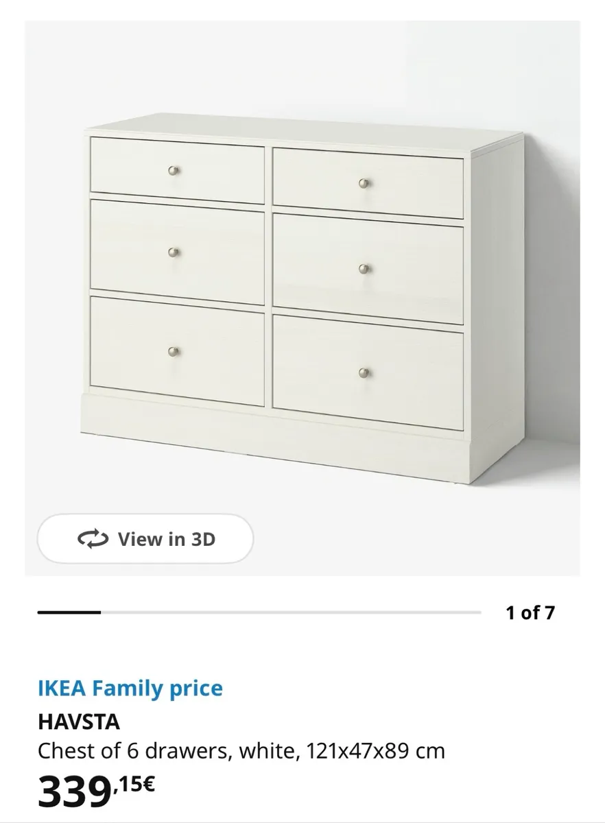 White Chest of Drawers 4