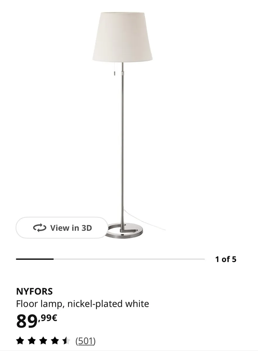 Modern Floor Lamp ("NYFORS") 4