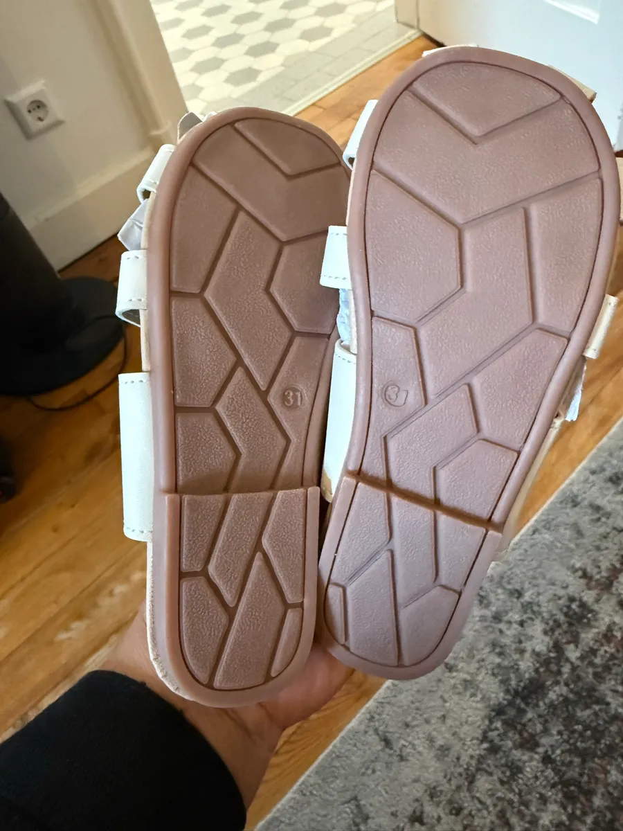 Girls toe-cover/slip-on summer slippers 2