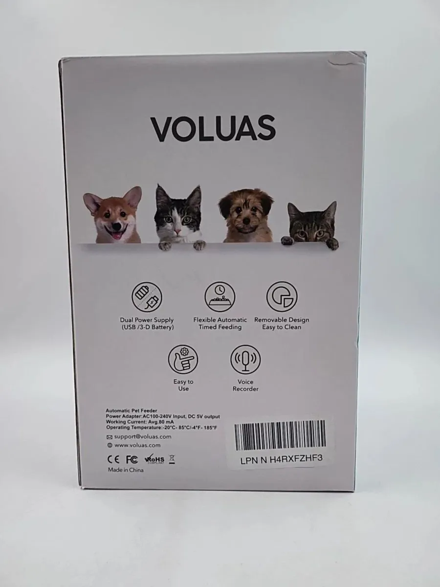 VOLUAS Automatic Pet Feeders for Cats and Dogs 4.0 4